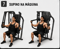Imagem guia: Supino na máquina