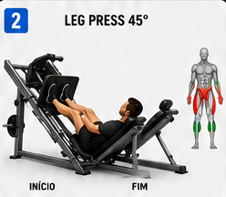 Imagem guia: Leg press 45